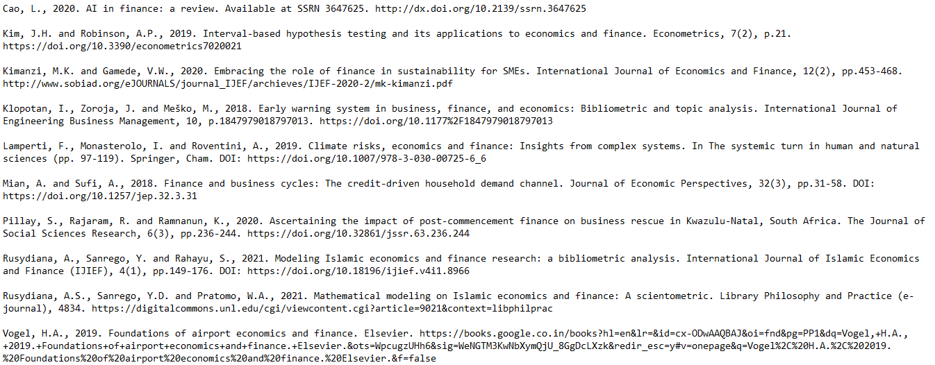 economic assignment sample