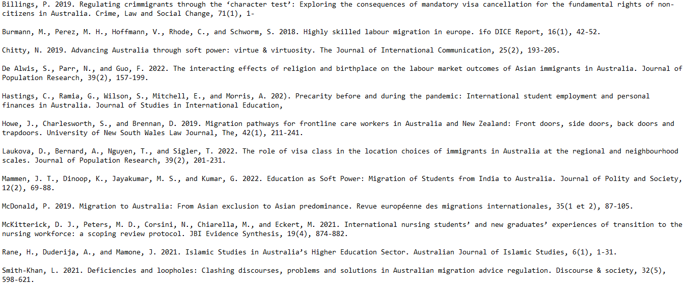 migration law assignment sample